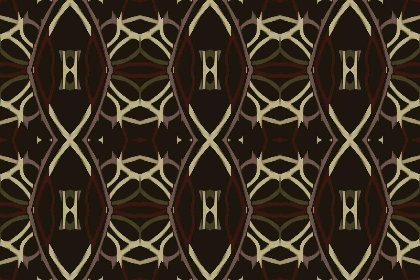 ikat floral cachemir bordado antecedentes. ikat rayas geométrico étnico oriental modelo tradicional.azteca estilo resumen vector ilustración.diseño para textura,tela,ropa,envoltura,pareo.