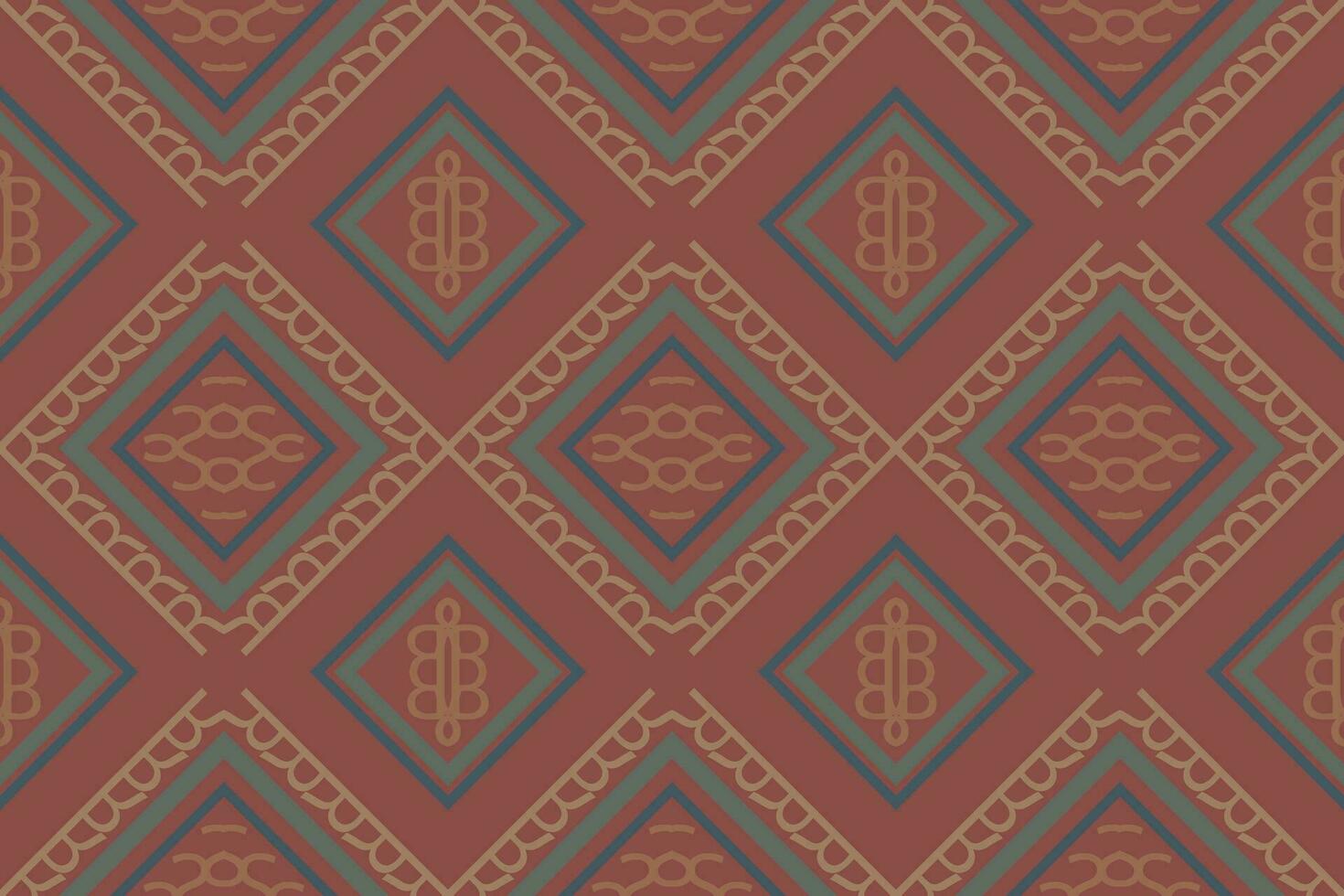 Simple ethnic design in the Philippines. traditional pattern African art It is a pattern created by combining geometric shapes. Create beautiful fabric patterns. Design for print. vector