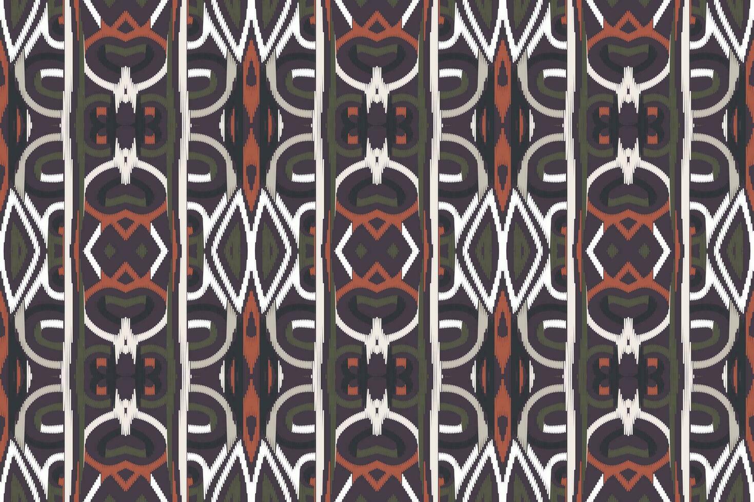 ikat damasco cachemir bordado antecedentes. ikat impresión geométrico étnico oriental modelo tradicional.azteca estilo resumen vector ilustración.diseño para textura,tela,ropa,envoltura,pareo.