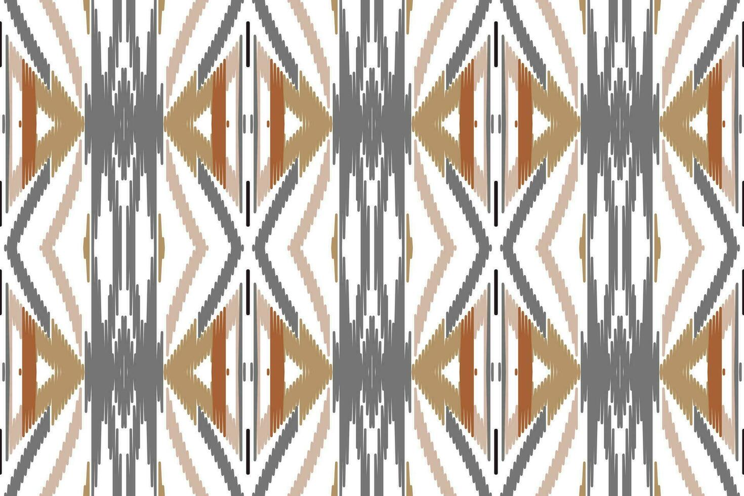 Ikat Paisley Pattern Embroidery Background. Ikat Print Geometric Ethnic Oriental Pattern traditional.aztec Style Abstract Vector illustration.design for Texture,fabric,clothing,wrapping,sarong.