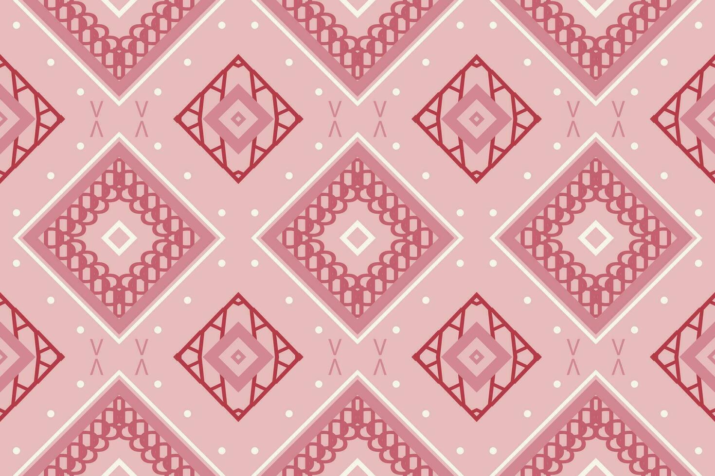 Ethnic pattern. Traditional ethnic pattern design It is a pattern created by combining geometric shapes. Create beautiful fabric patterns. Design for print. vector