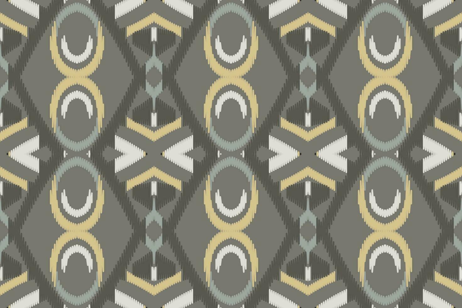 Ikat Paisley Pattern Embroidery Background. Ikat Flowers Geometric Ethnic Oriental Pattern Traditional. Ikat Aztec Style Abstract Design for Print Texture,fabric,saree,sari,carpet. vector