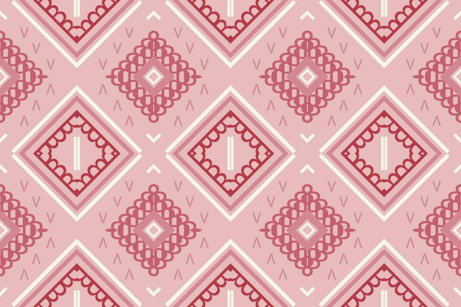 Ethnic pattern. Geometric ethnic pattern traditional Design It is a pattern created by combining geometric shapes. Create beautiful fabric patterns. Design for print. vector