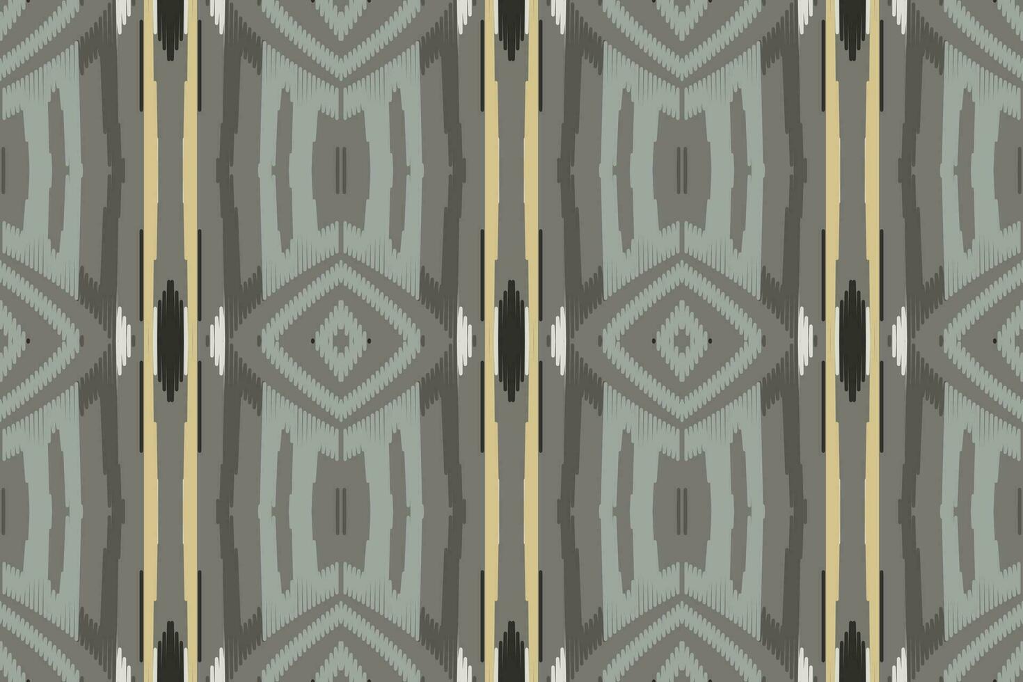 Ikat Paisley Pattern Embroidery Background. Ikat Patterns Geometric Ethnic Oriental Pattern Traditional. Ikat Aztec Style Abstract Design for Print Texture,fabric,saree,sari,carpet. vector