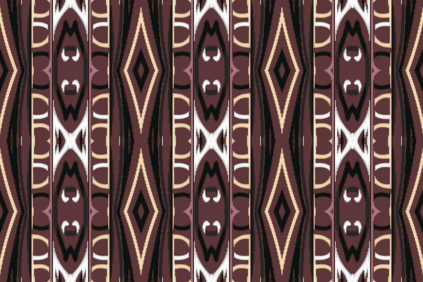 Ikat Damask Paisley Embroidery Background. Ikat Frame Geometric Ethnic Oriental Pattern Traditional. Ikat Aztec Style Abstract Design for Print Texture,fabric,saree,sari,carpet. vector