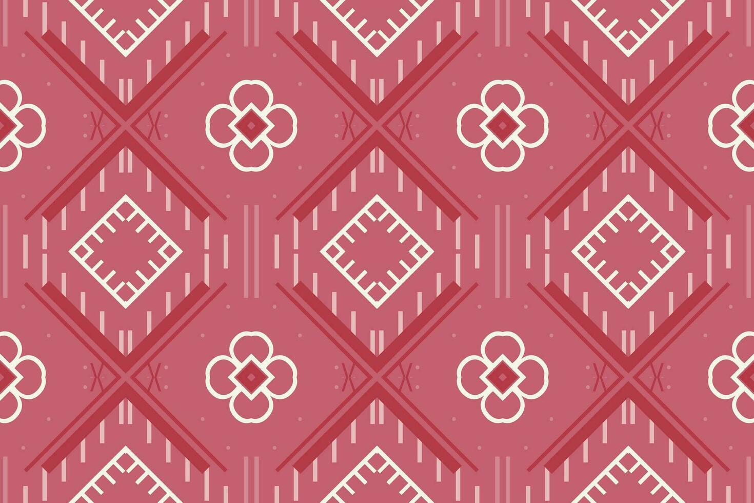 Ethnic pattern. traditional pattern African art It is a pattern created by combining geometric shapes. Create beautiful fabric patterns. Design for print. vector