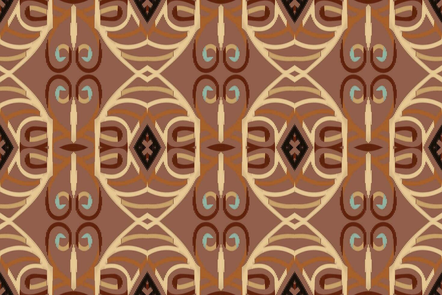 Motif Ikat Paisley Embroidery Background. Ikat Background Geometric Ethnic Oriental Pattern traditional.aztec Style Abstract Vector illustration.design for Texture,fabric,clothing,wrapping,sarong.