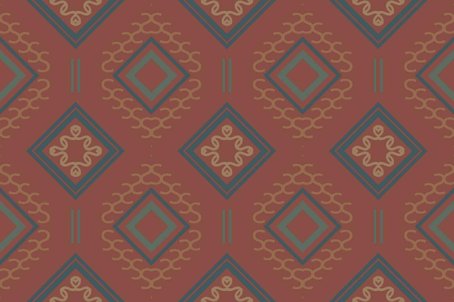 Simple ethnic design in the Philippines. traditional pattern background It is a pattern created by combining geometric shapes. Create beautiful fabric patterns. Design for print. vector
