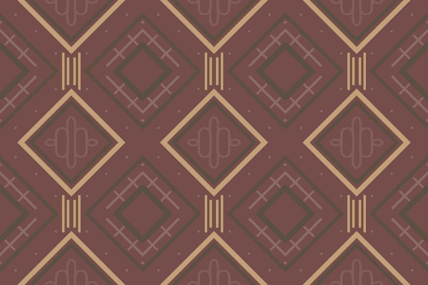 Simple ethnic design in the Philippines. It is a pattern created by combining geometric shapes. Create beautiful fabric patterns. Design for print. vector