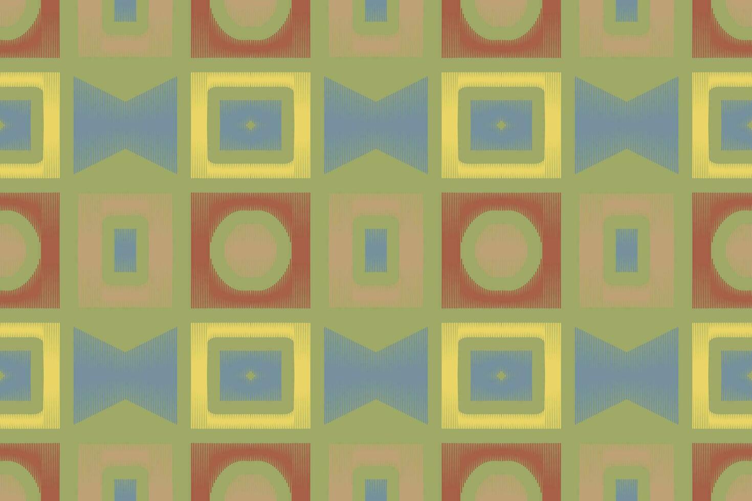 Ikat Floral Paisley Embroidery Background. Ikat Seamless Pattern Geometric Ethnic Oriental Pattern Traditional. Ikat Aztec Style Abstract Design for Print Texture,fabric,saree,sari,carpet. vector