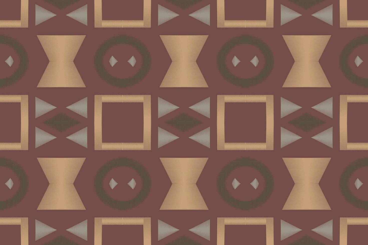 ikat damasco cachemir bordado antecedentes. ikat marco geométrico étnico oriental modelo tradicional. ikat azteca estilo resumen diseño para impresión textura,tela,sari,sari,alfombra. vector