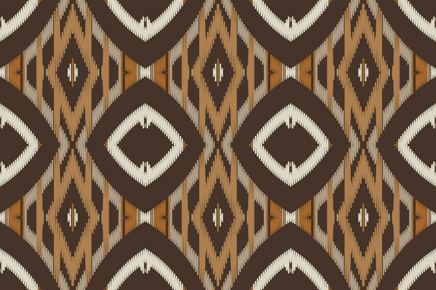 Motif Ikat Seamless Pattern Embroidery Background. Ikat Pattern Geometric Ethnic Oriental Pattern traditional.aztec Style Abstract Vector design for Texture,fabric,clothing,wrapping,sarong.