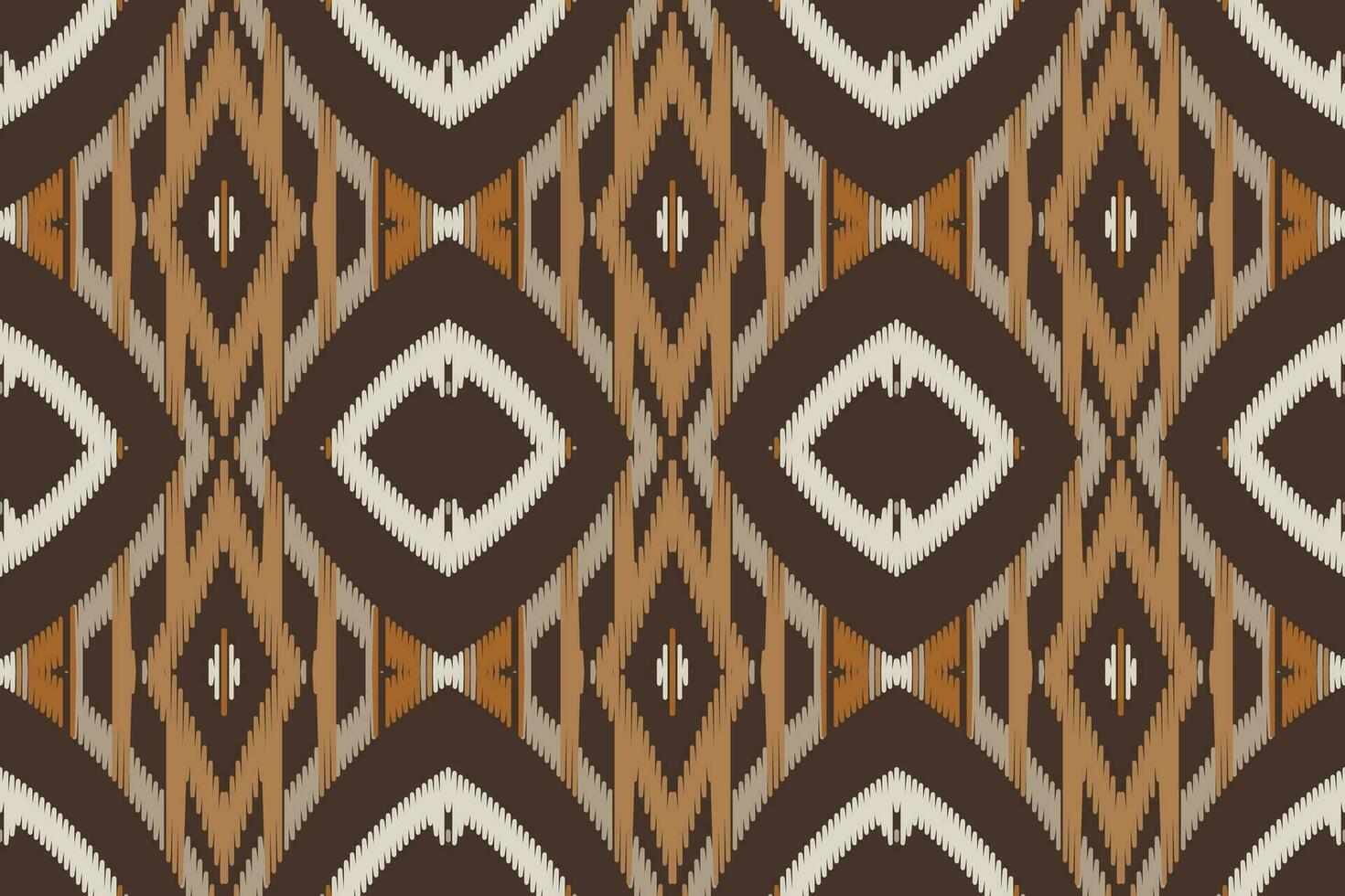 Motif Ikat Seamless Pattern Embroidery Background. Ikat Pattern Geometric Ethnic Oriental Pattern traditional.aztec Style Abstract Vector design for Texture,fabric,clothing,wrapping,sarong.