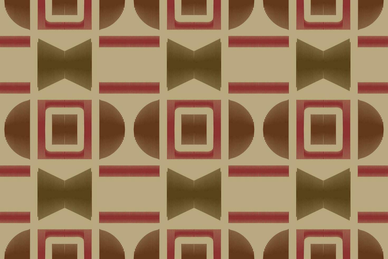 Ikat Damask Paisley Embroidery Background. Ikat Damask Geometric Ethnic Oriental Pattern traditional.aztec Style Abstract Vector illustration.design for Texture,fabric,clothing,wrapping,sarong.