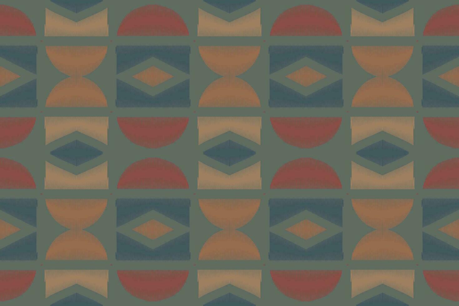 Motif Ikat Paisley Embroidery Background. Ikat Diamond Geometric Ethnic Oriental Pattern Traditional. Ikat Aztec Style Abstract Design for Print Texture,fabric,saree,sari,carpet. vector