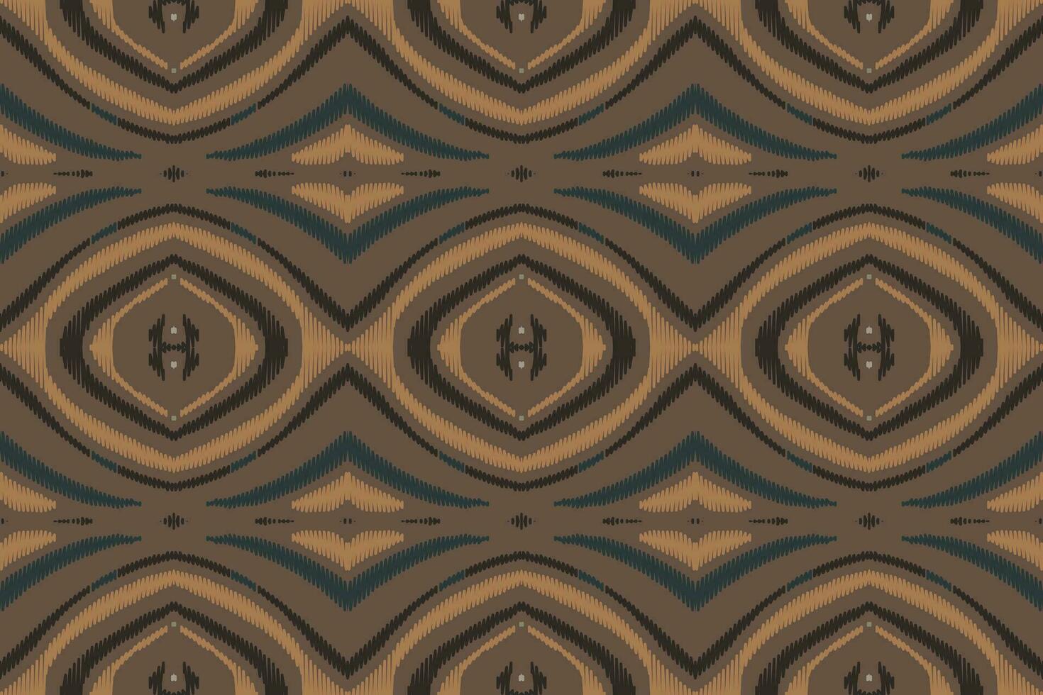 Ikat Damask Paisley Embroidery Background. Ikat Stripe Geometric Ethnic Oriental Pattern traditional.aztec Style Abstract Vector illustration.design for Texture,fabric,clothing,wrapping,sarong.