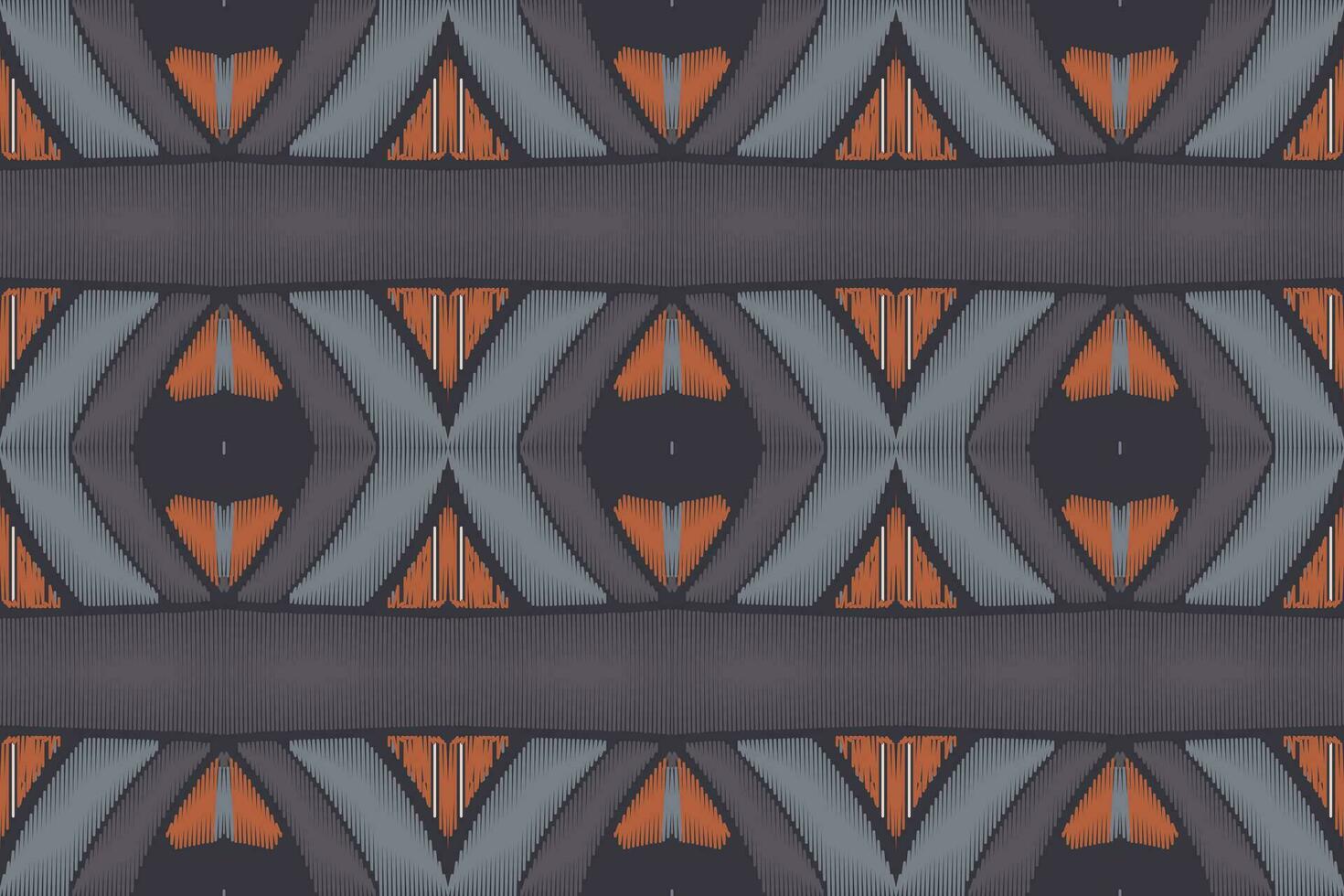 Motif Ikat Paisley Embroidery Background. Ikat Fabric Geometric Ethnic Oriental Pattern traditional.aztec Style Abstract Vector illustration.design for Texture,fabric,clothing,wrapping,sarong.