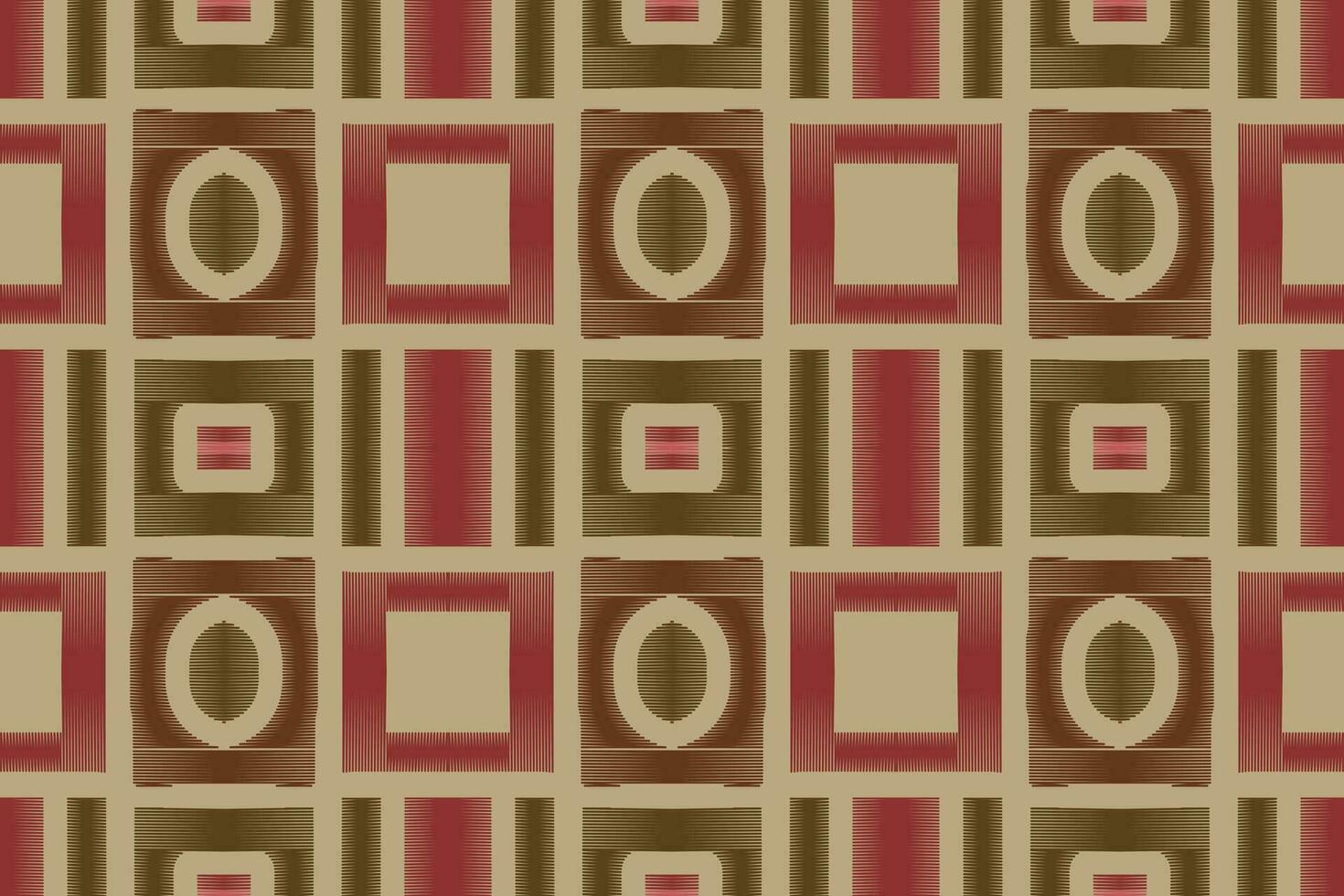 Ikat Damask Paisley Embroidery Background. Ikat Diamond Geometric Ethnic Oriental Pattern Traditional. Ikat Aztec Style Abstract Design for Print Texture,fabric,saree,sari,carpet. vector