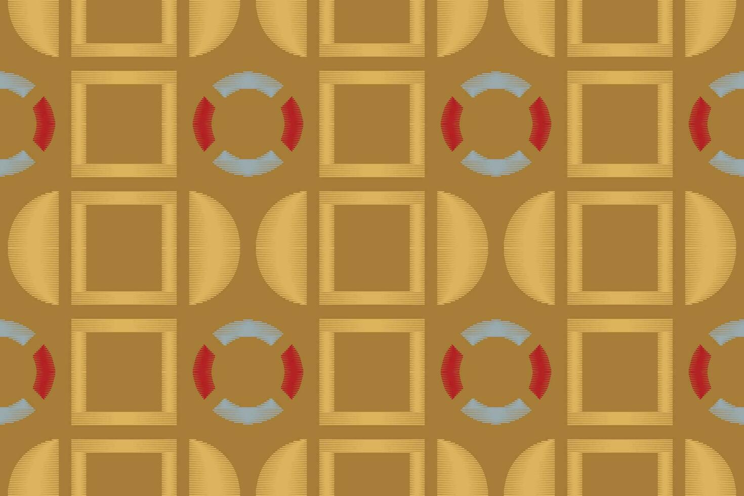 Ikat Damask Paisley Embroidery Background. Ikat Print Geometric Ethnic Oriental Pattern Traditional. Ikat Aztec Style Abstract Design for Print Texture,fabric,saree,sari,carpet. vector