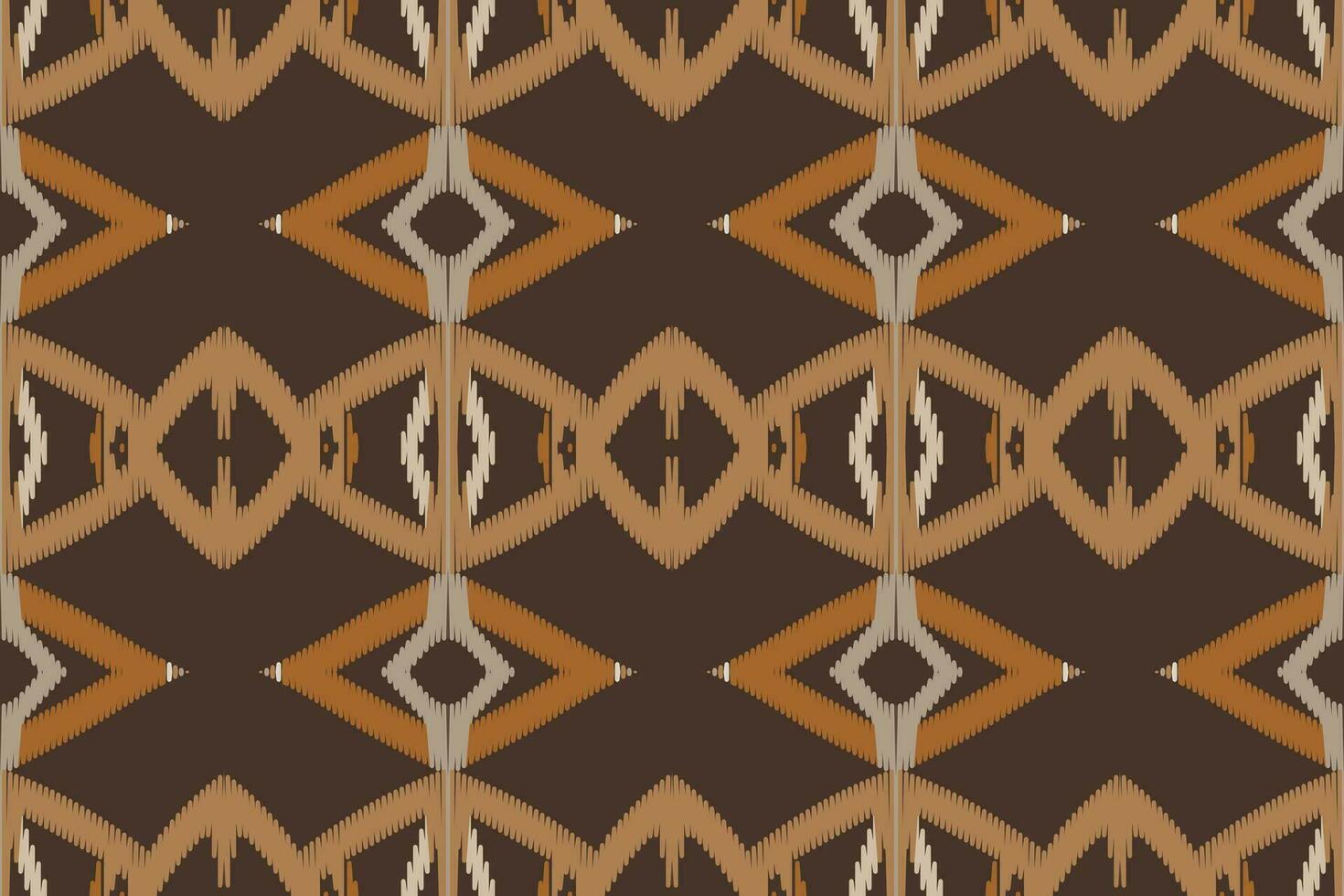 Motif Ikat Seamless Pattern Embroidery Background. Ikat Flowers Geometric Ethnic Oriental Pattern traditional.aztec Style Abstract Vector design for Texture,fabric,clothing,wrapping,sarong.