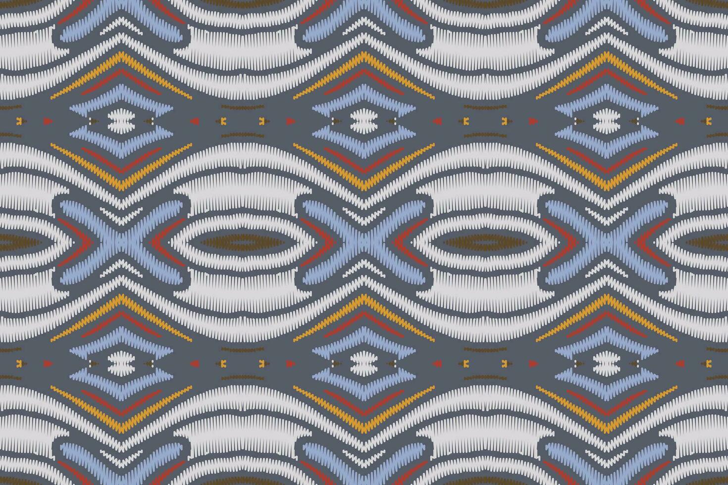 ikat damasco cachemir bordado antecedentes. ikat patrones geométrico étnico oriental modelo tradicional. ikat azteca estilo resumen diseño para impresión textura,tela,sari,sari,alfombra. vector