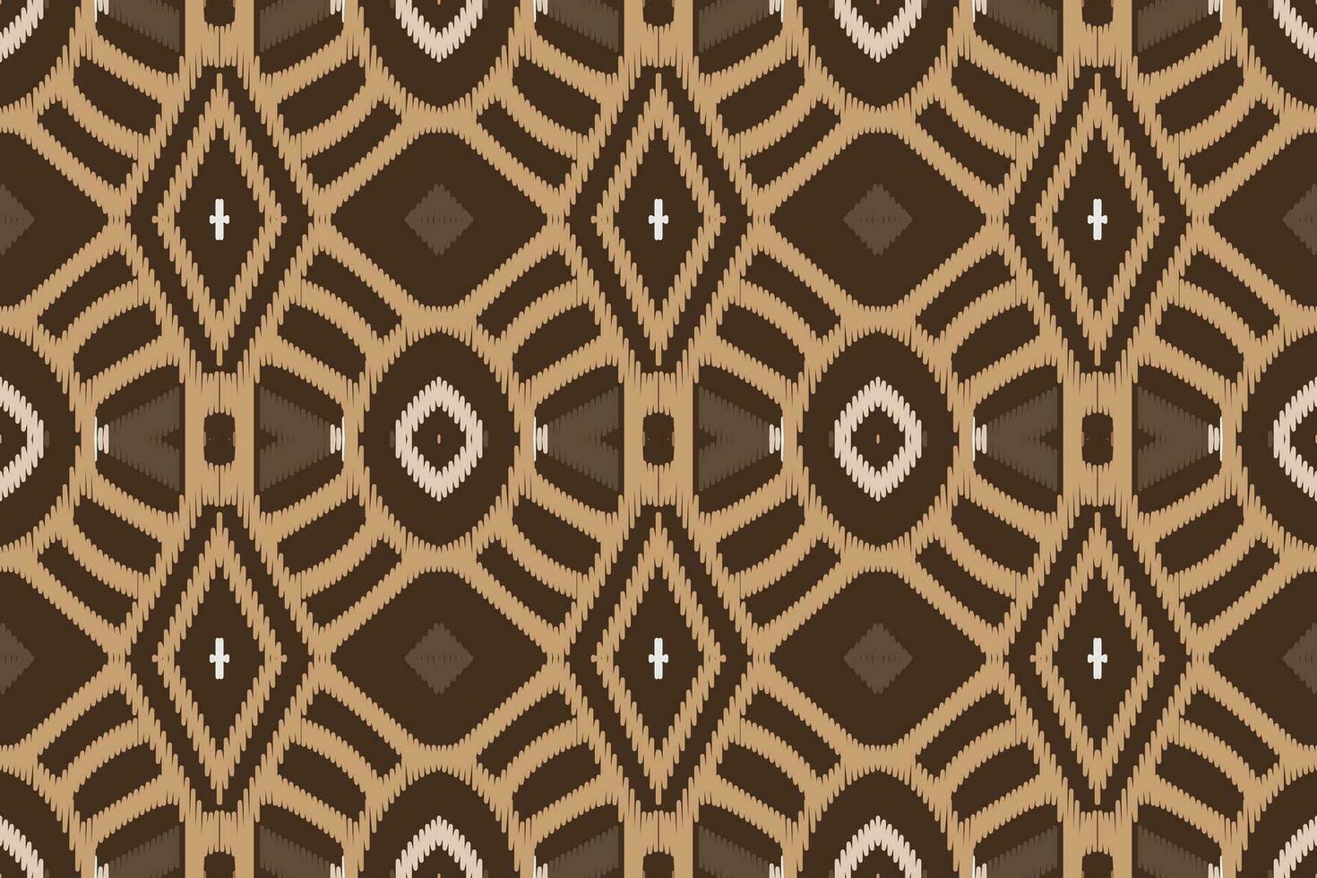 Ikat Fabric Paisley Embroidery Background. Ikat Aztec Geometric Ethnic Oriental Pattern Traditional. Ikat Aztec Style Abstract Design for Print Texture,fabric,saree,sari,carpet. vector