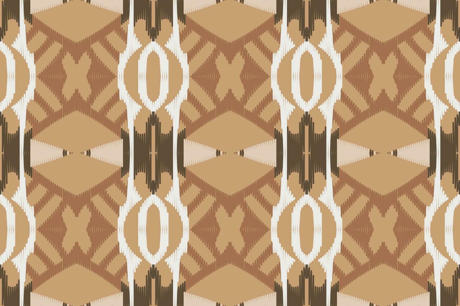 Ikat Seamless Pattern Embroidery Background. Ikat Stripe Geometric Ethnic Oriental Pattern traditional.aztec Style Abstract Vector illustration.design for Texture,fabric,clothing,wrapping,sarong.