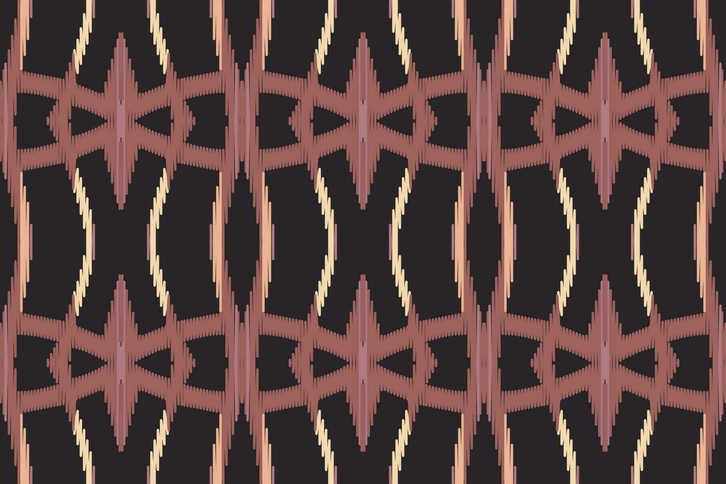 Ikat Seamless Pattern Embroidery Background. Ikat Prints Geometric Ethnic Oriental Pattern Traditional. Ikat Aztec Style Abstract Design for Print Texture,fabric,saree,sari,carpet. vector