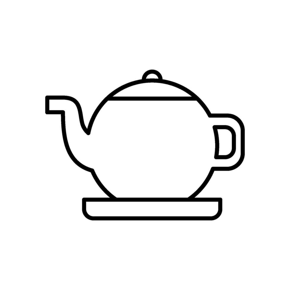 té maceta icono vector diseño plantillas sencillo y moderno