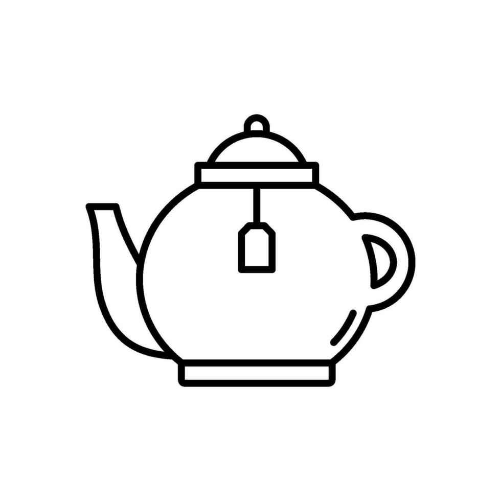 té maceta icono vector diseño plantillas sencillo y moderno