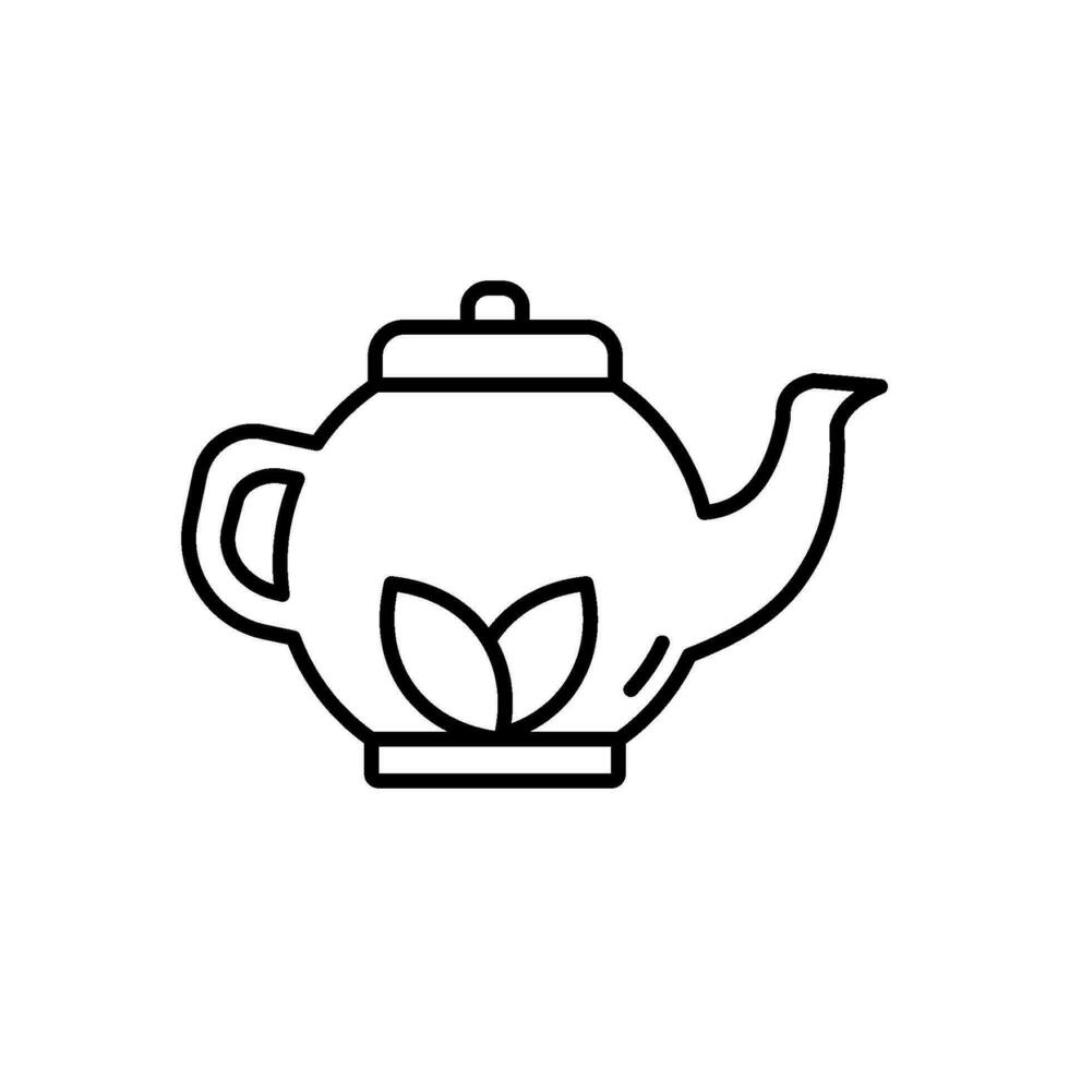 té maceta icono vector diseño plantillas sencillo y moderno