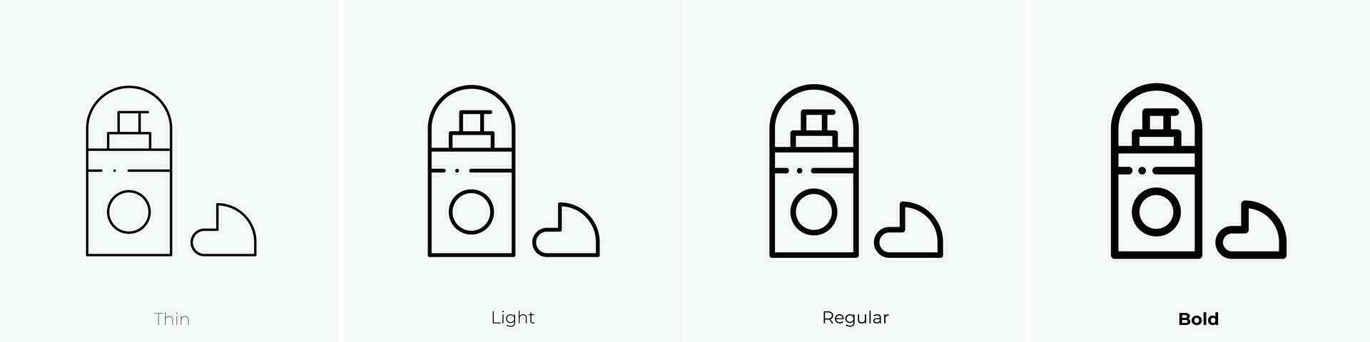 shaving icon. Thin, Light, Regular And Bold style design isolated on white background vector