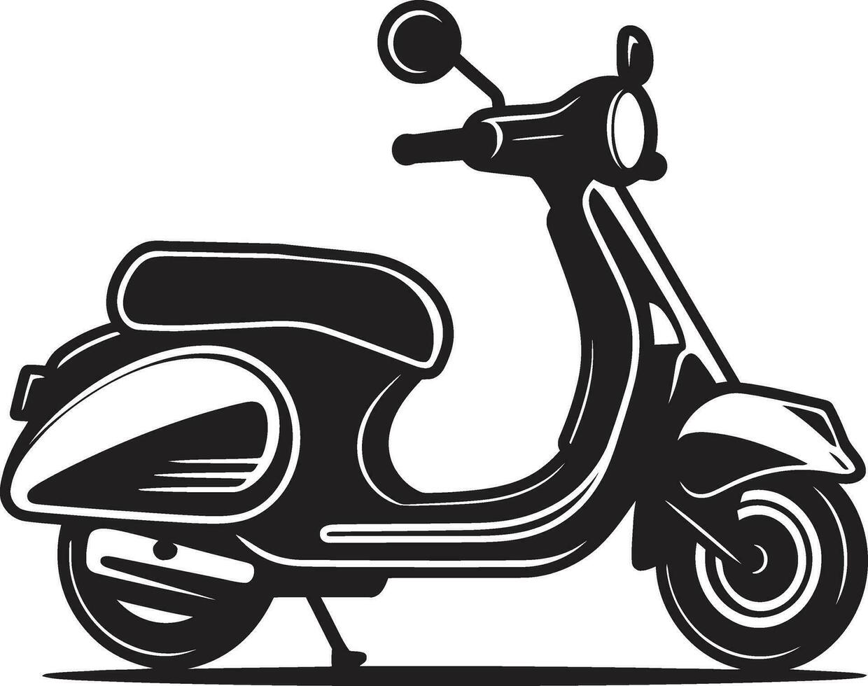 elegante scooter marca elementos scooter excursión vector gráficos