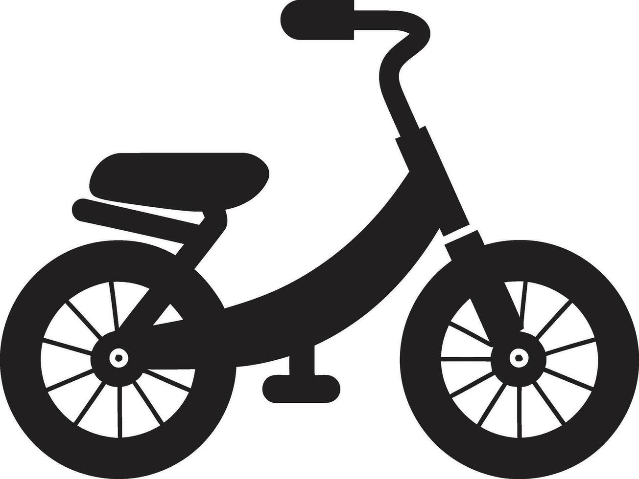 dos con ruedas maravillas bicicleta vector creaciones expresando movimiento bicicleta vectorizado ilustraciones