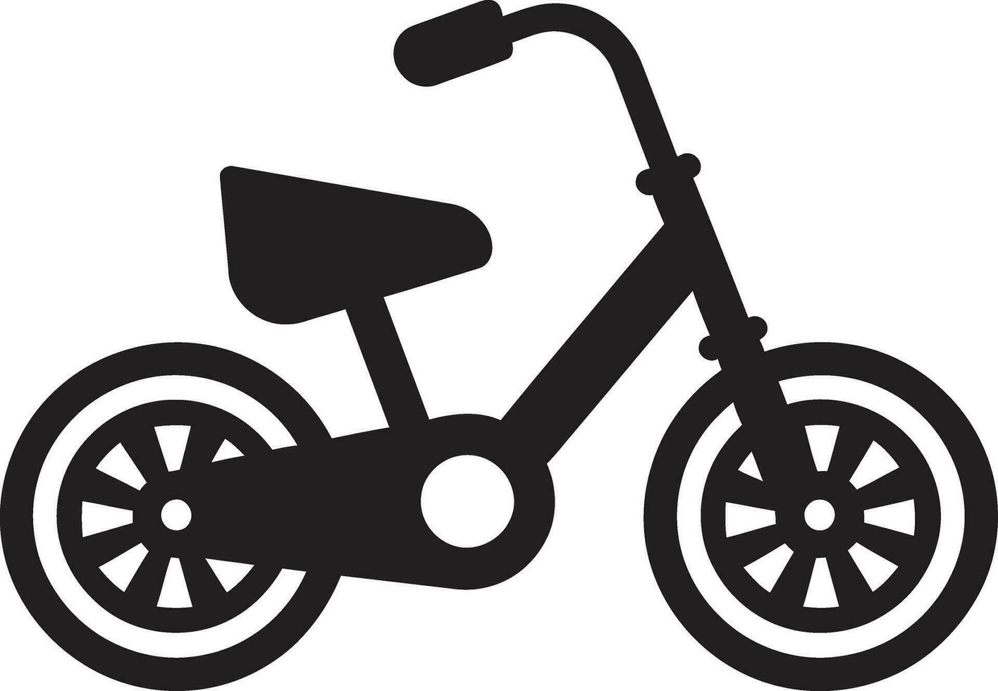 Vectorized Velocity Expressing Bicycle Art Cycling Elegance Bicycle Vector Illustrations