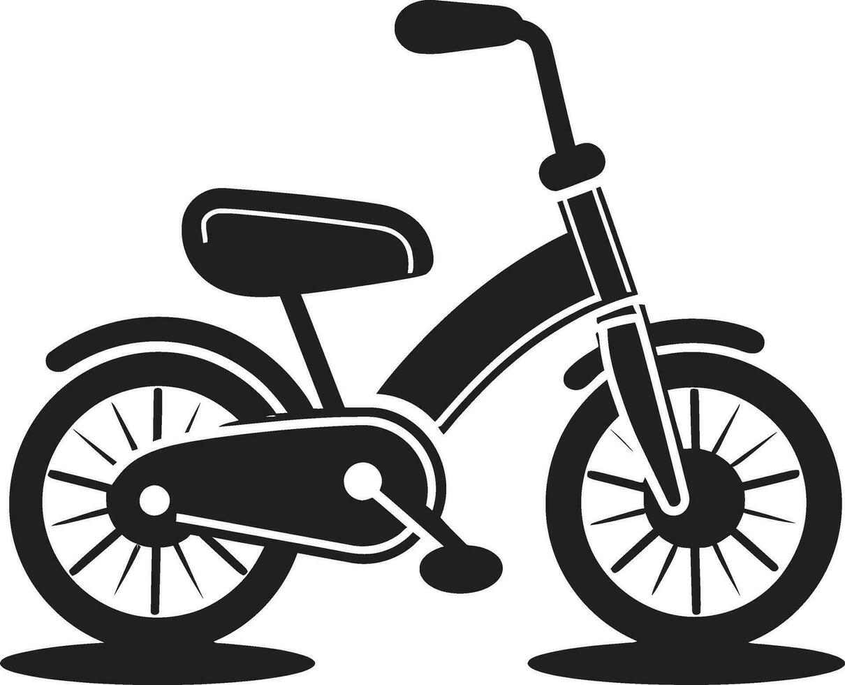 Vectorized Pedal Power Bike Artistic Creations Bicycle Beauty in Digital Strokes Vector Art