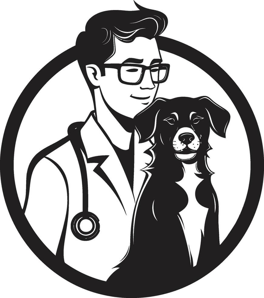 veterinario compasión en vector vector arte para animal curación