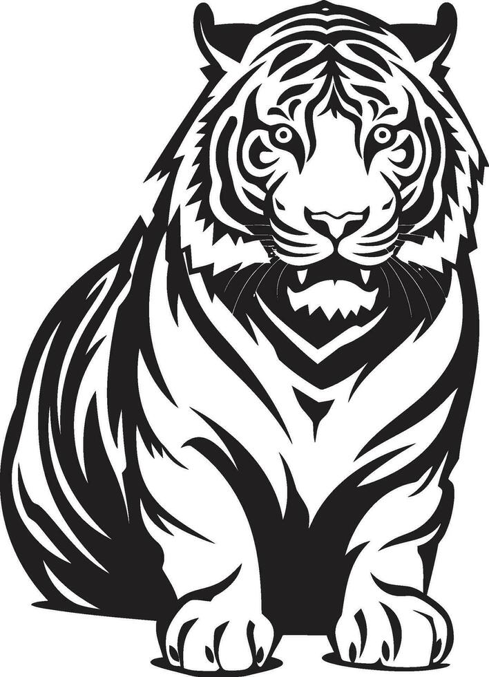 Pop Art Tiger Illustration Colorful Popularity Playful Tiger Cub in Vector Whimsical Innocence