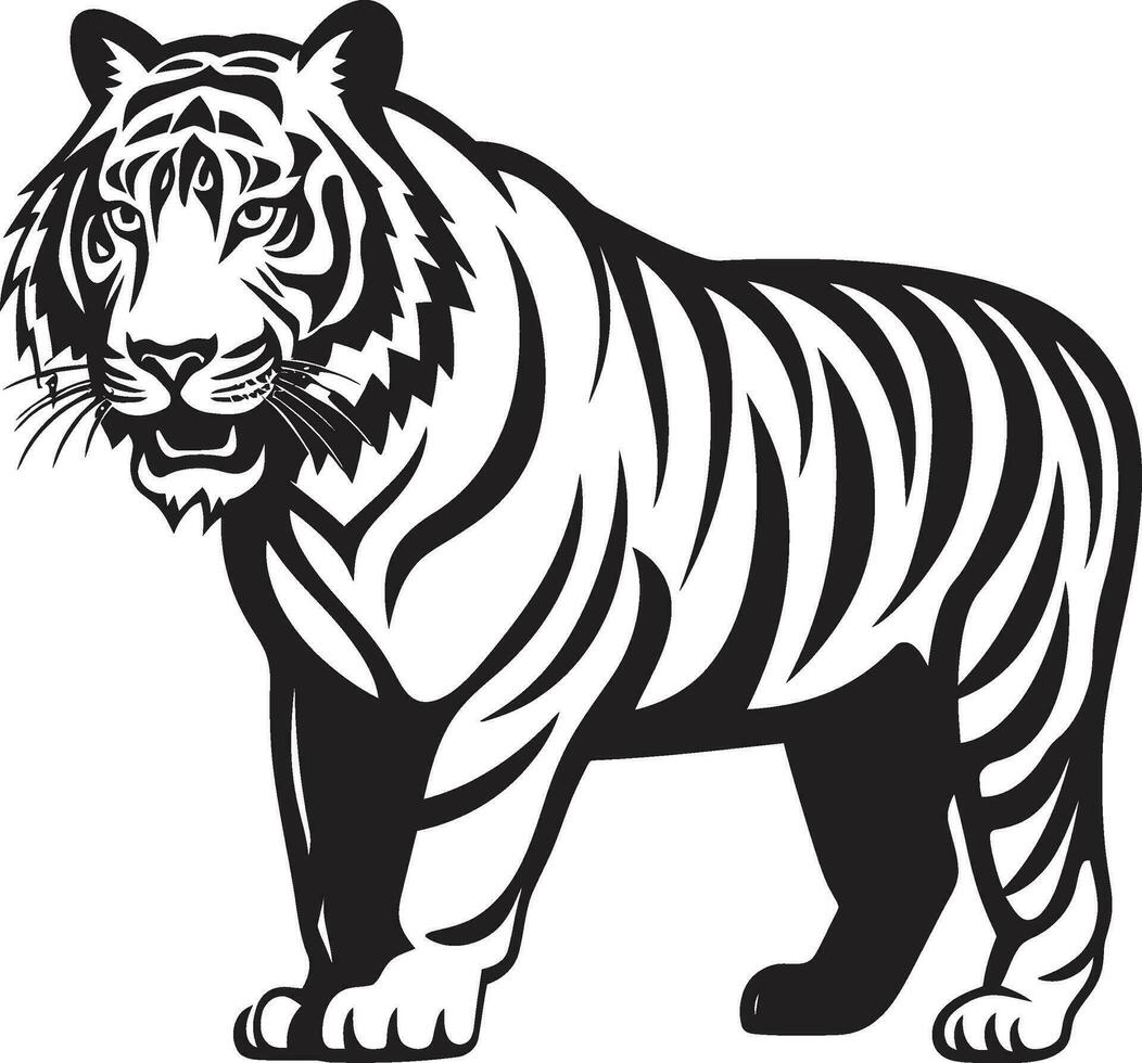 abstraído Tigre en vector artístico fusión geométrico Tigre cabeza vector Arte