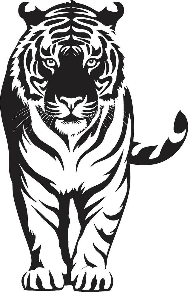 Cosmic Tiger Eyes Vector Universe Vector Tiger Majesty Close Up Elegance