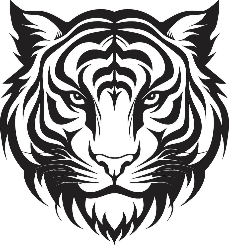 Geometric Tiger Vector Abstract Precision Cosmic Tiger Dream Vector Fantasy