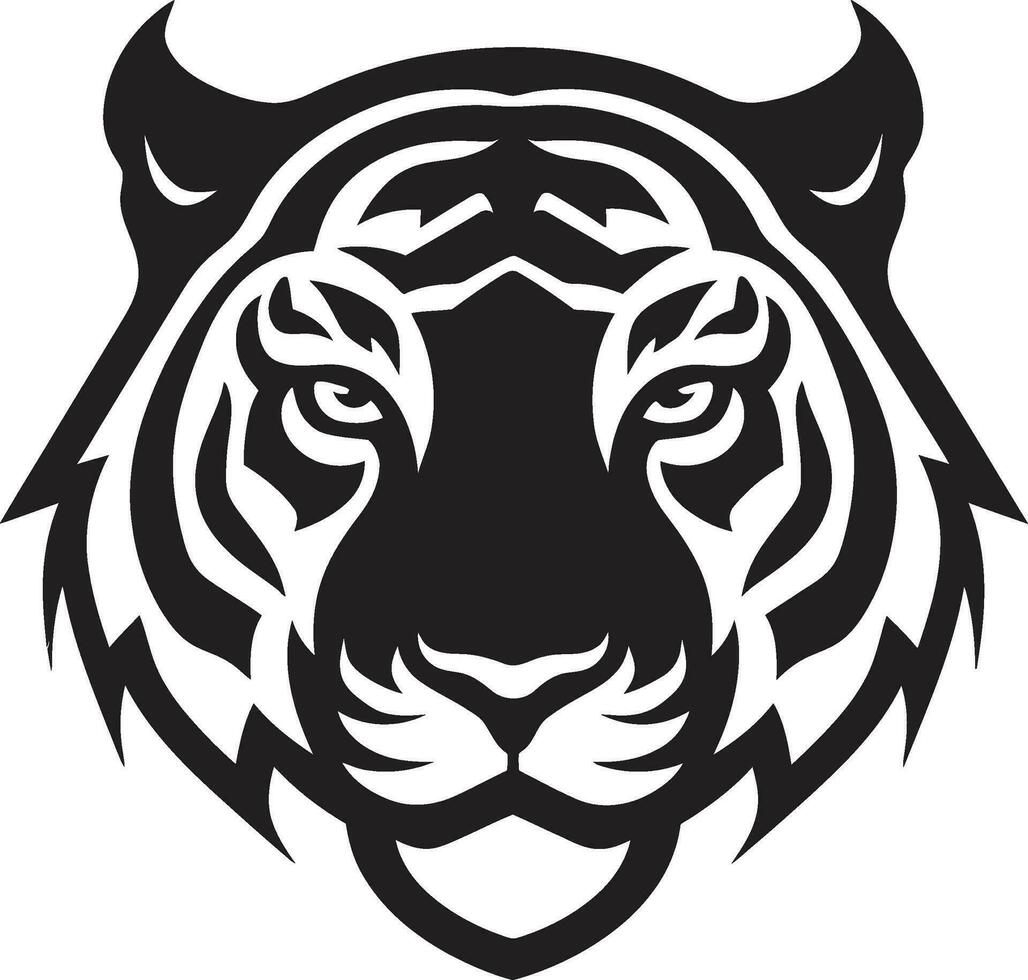 Detailed Tiger in Vector Precision at Its Best Tiger Collage in Vector Artistic Fusion