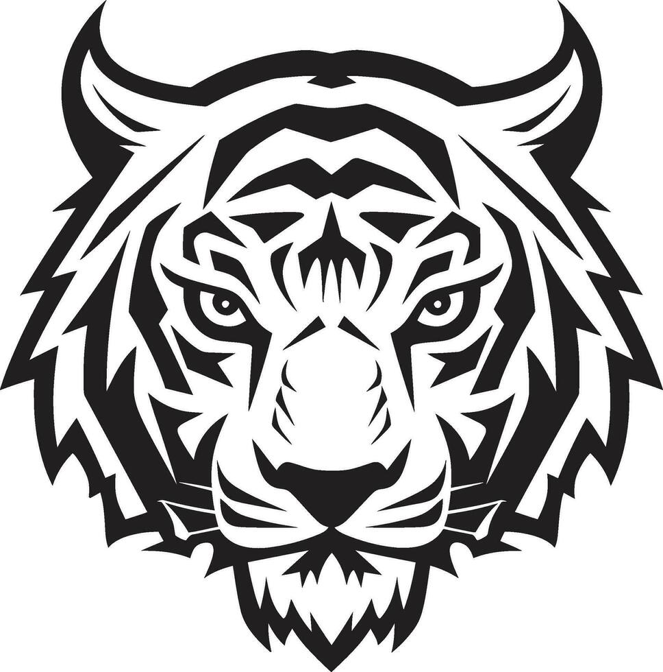 Tiger Dreamscape in Vector Wild Imagination Bold and Beautiful Tiger Vector Art