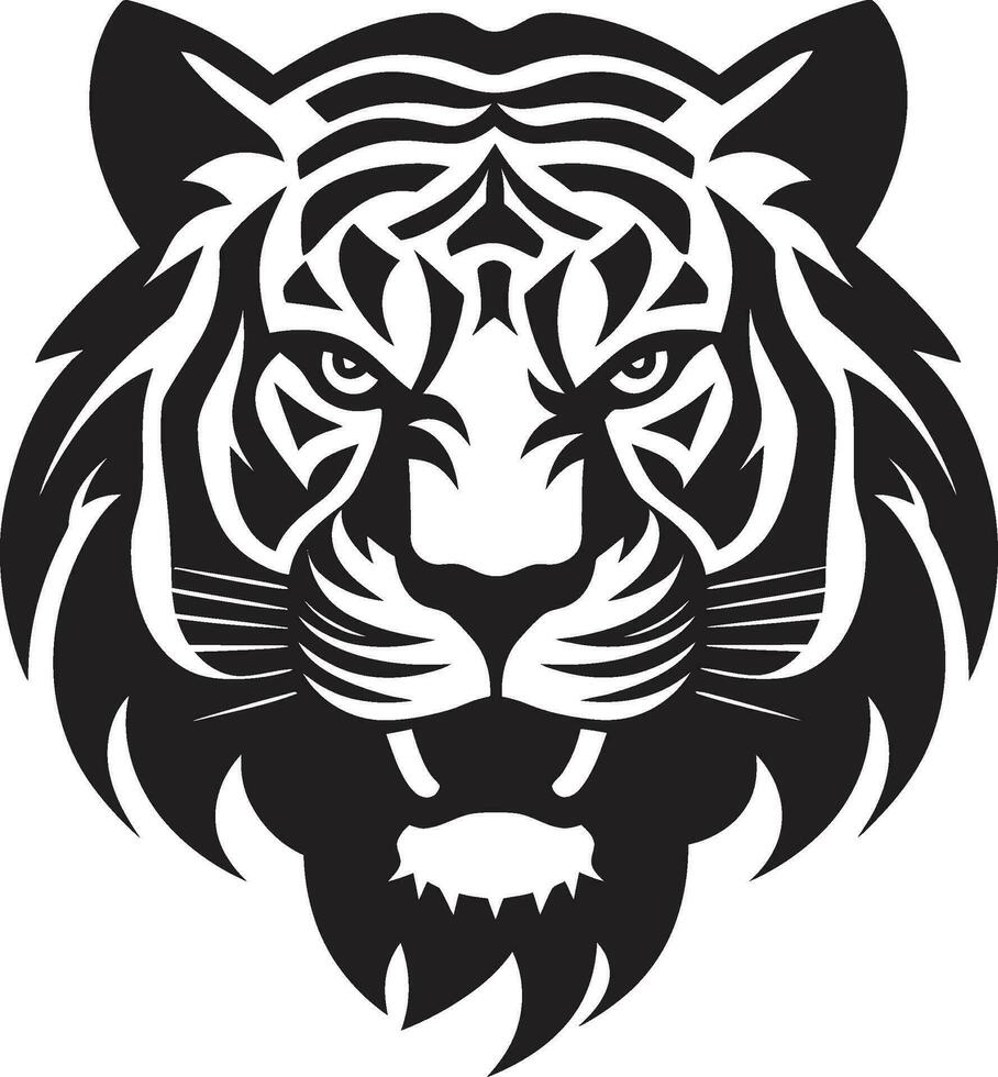 Vector Tiger Portrait Collection Dynamic Tiger Pounce Vector Power
