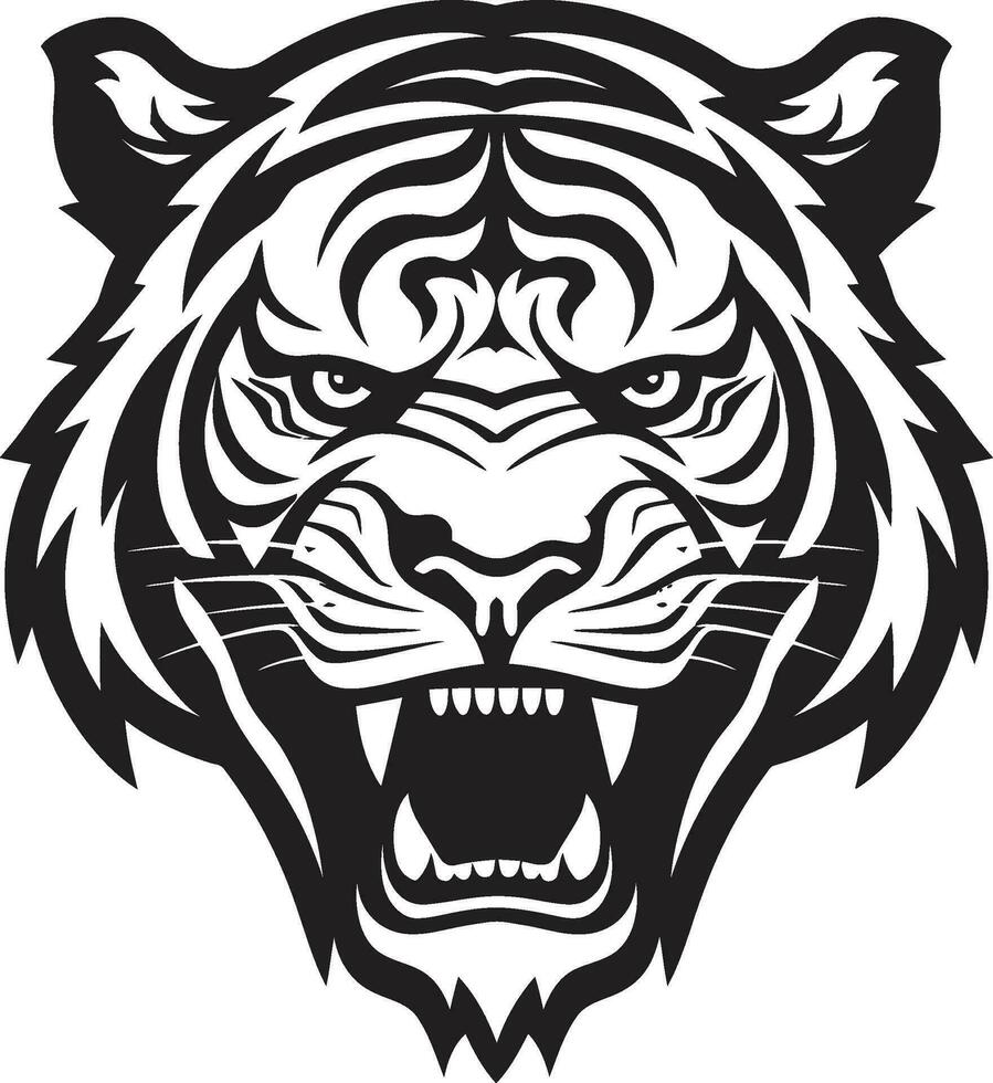 Tiger Cub Vector Art Playful Innocence Vector Tiger Abstract Artistic Interpretation