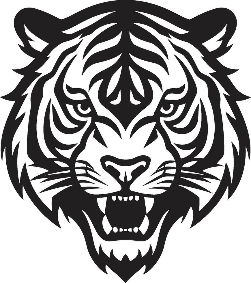 Golden Tiger Vector Royal Elegance Vector Tiger in Action Pouncing Fury