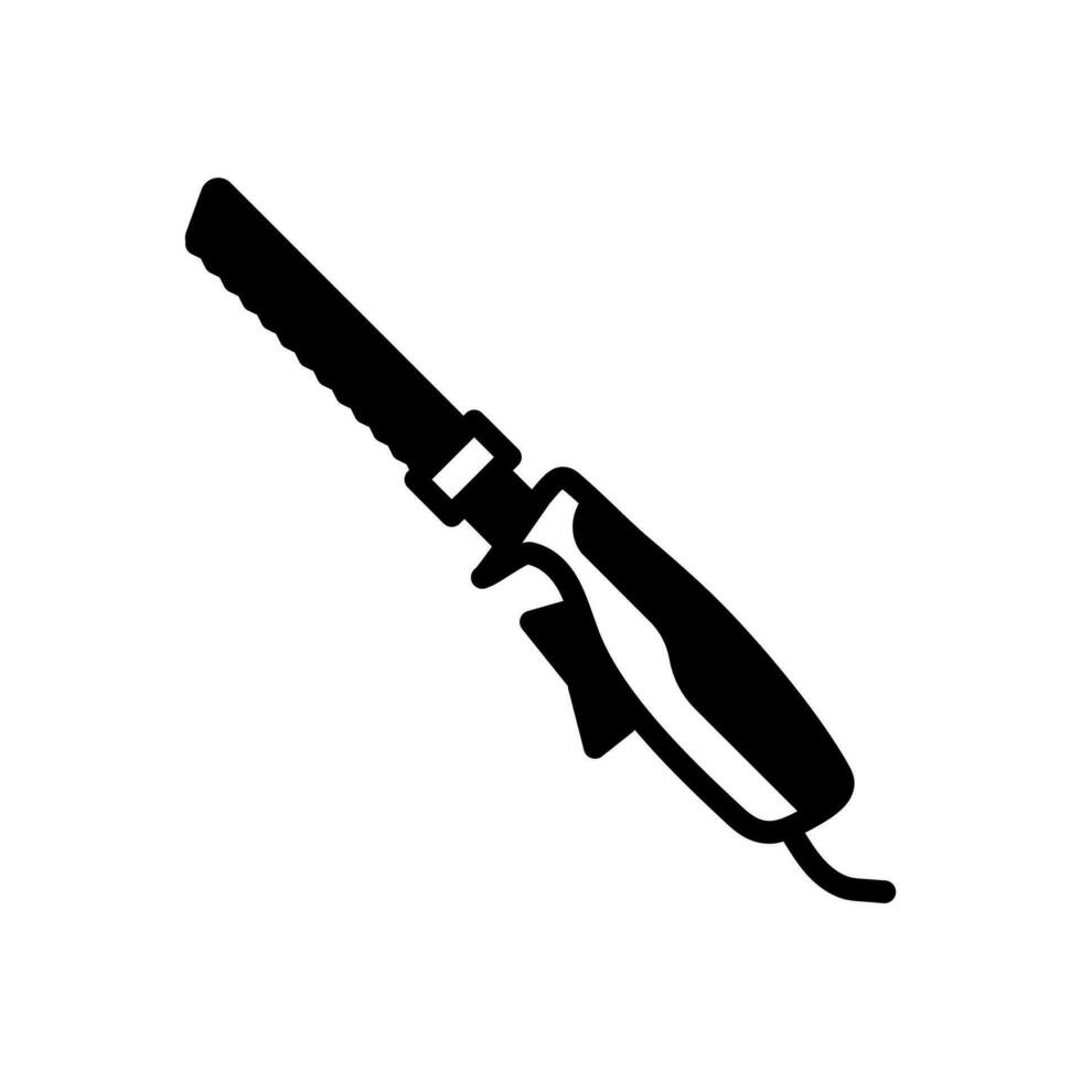 eléctrico cuchillo icono en vector. ilustración vector