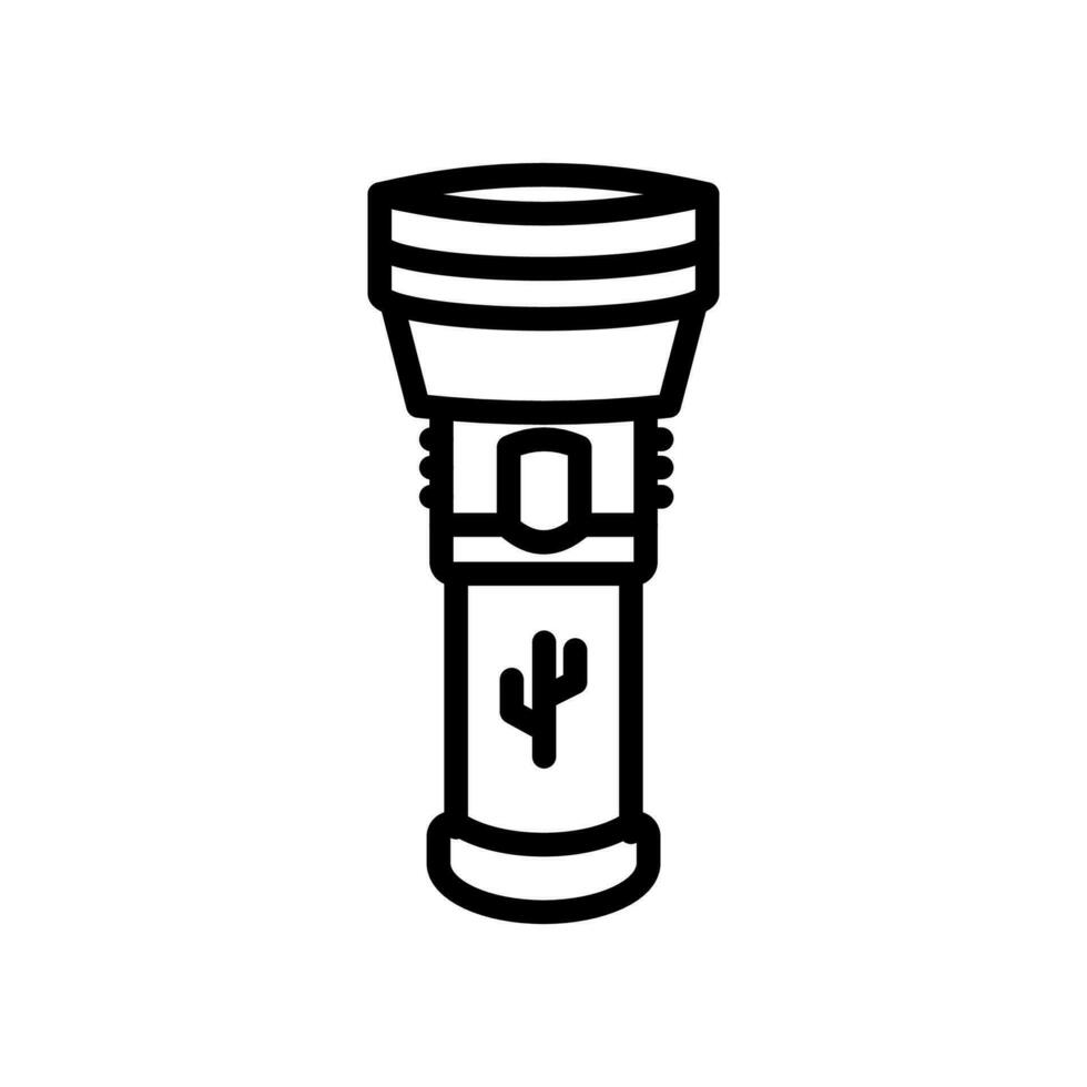 Torch Light icon in vector. Illustration vector