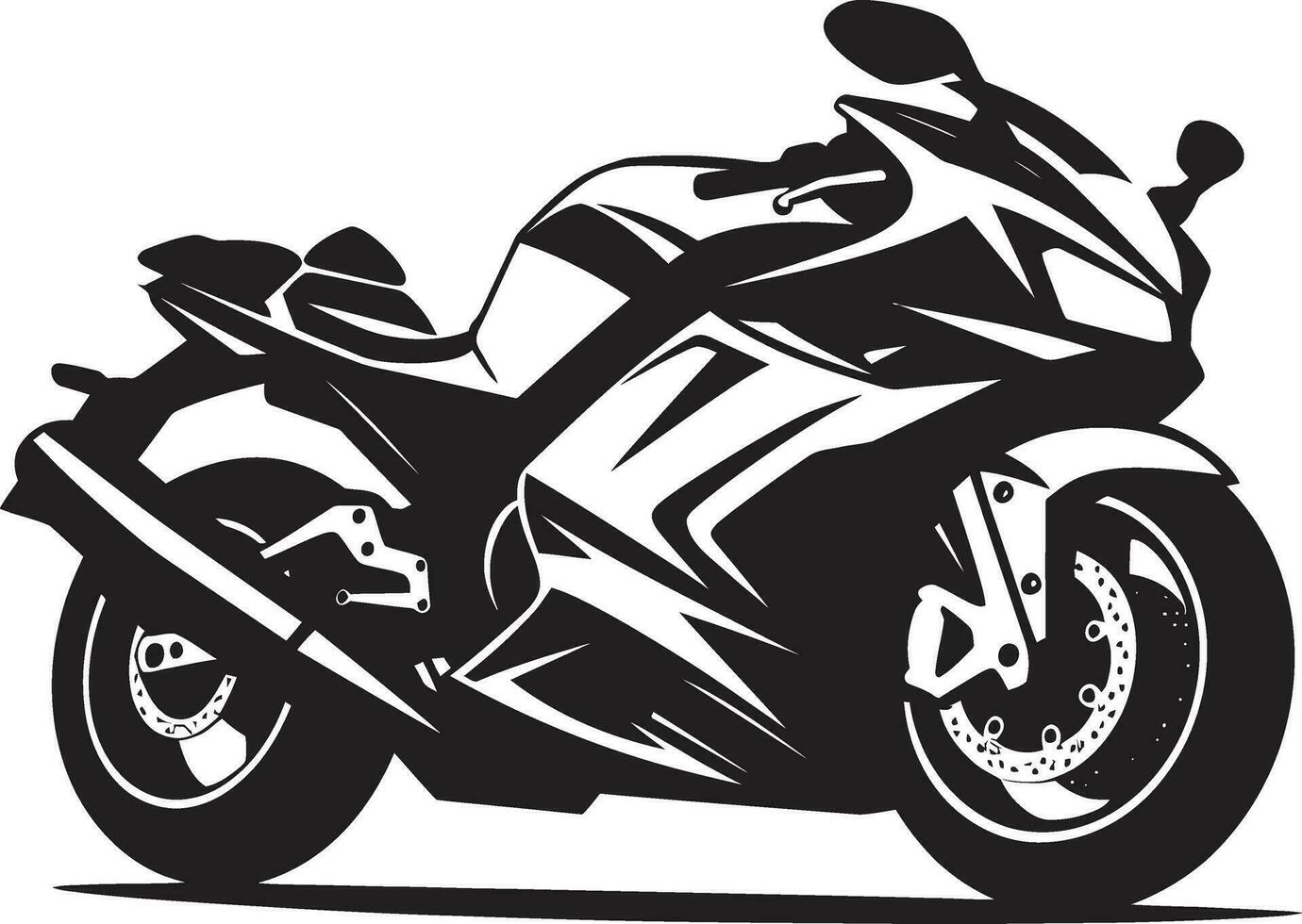 Illustrating Motion Sports Bike Vector Epitome Vectorized Velocity Sports Bike Symphony