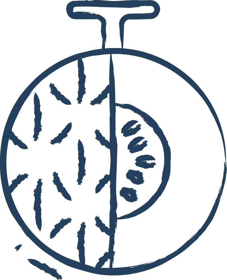 Cantaloupe slice hand drawn vector illustration 33879249 Vector Art at